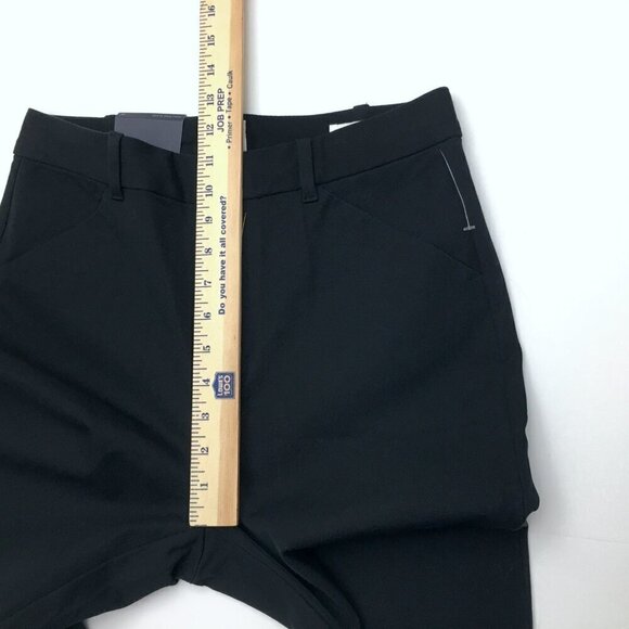 NEW Gap Women's Black Pants High Rise Flare Leg Stretch Cotton size 10 length 31 - Picture 7 of 9